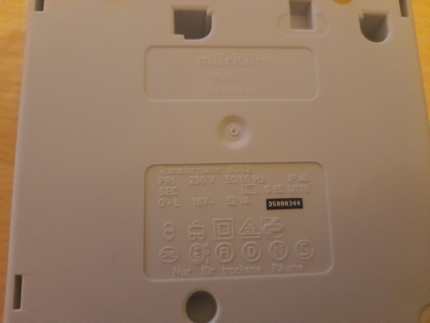 Märklin Modelleisenbahnen: Märklin Transformator 6002 52 VA – Gebraucht aus Lustmühle von chevi03 2
