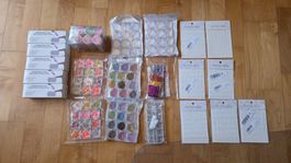Restposten: Nagelglitter und Nagel-Sticker Set neu