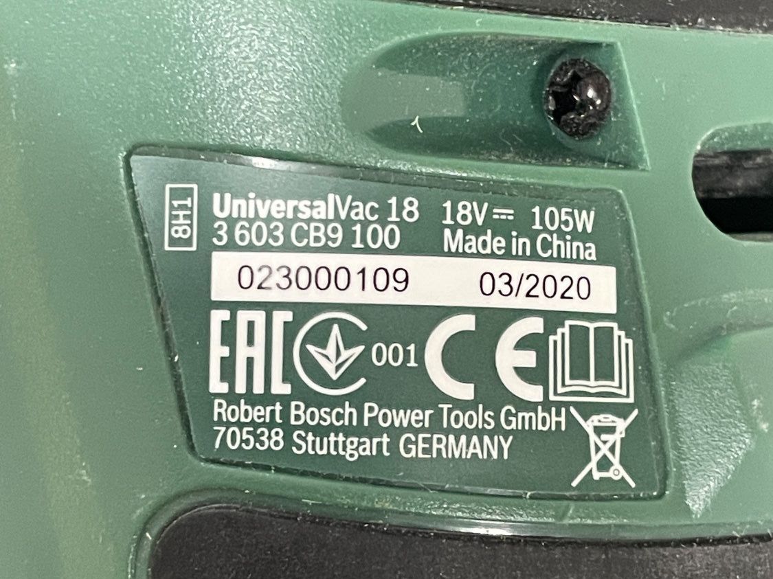 Bosch Aspirateurs & Accessoires: BOSCH Universalvac 18 – D'occasion à Bülach par Ruedimax 2