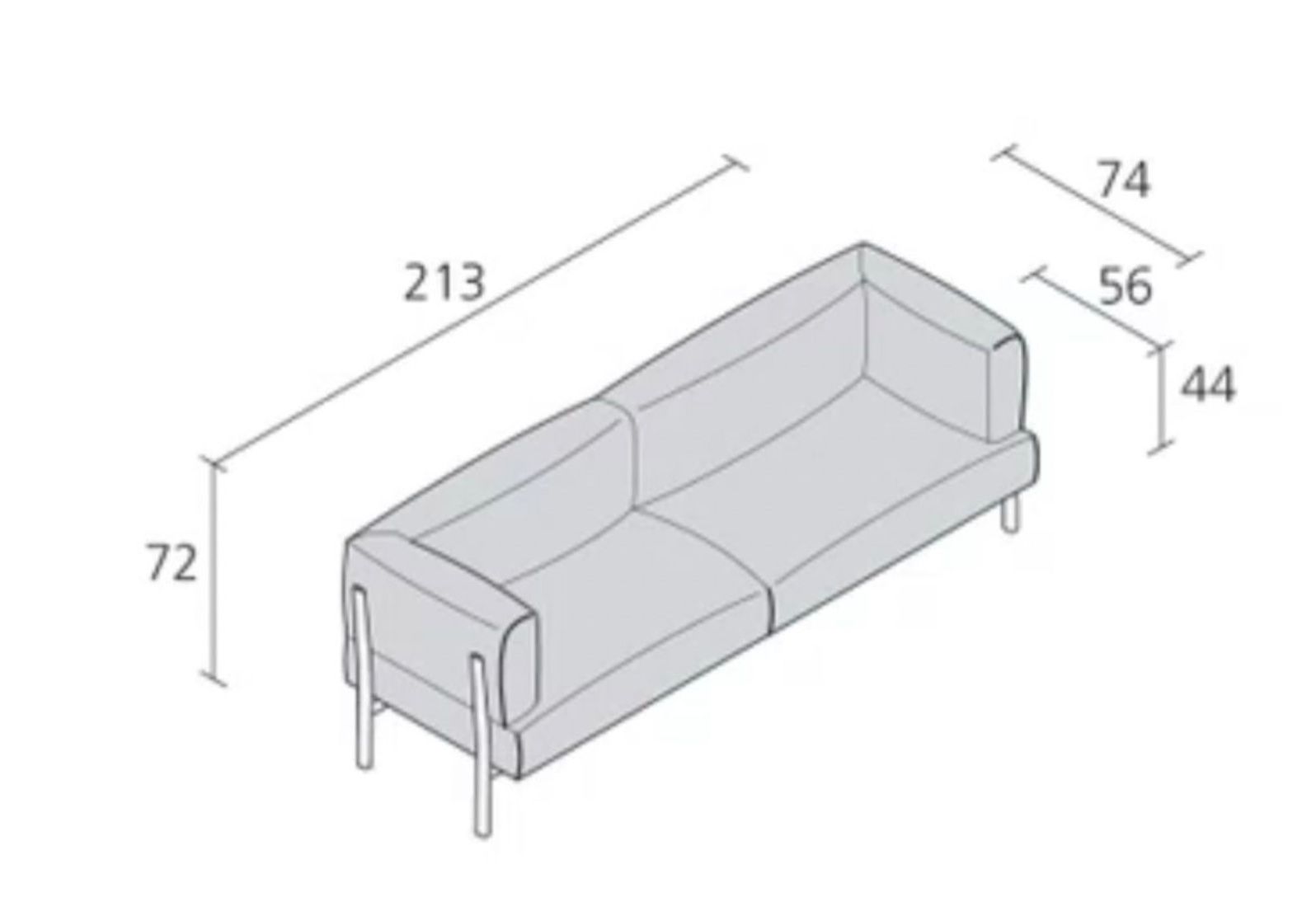 Alias Divani: 3er Sofa Alias Eleven – Usato da Basel venduto da zoe-maccio 5