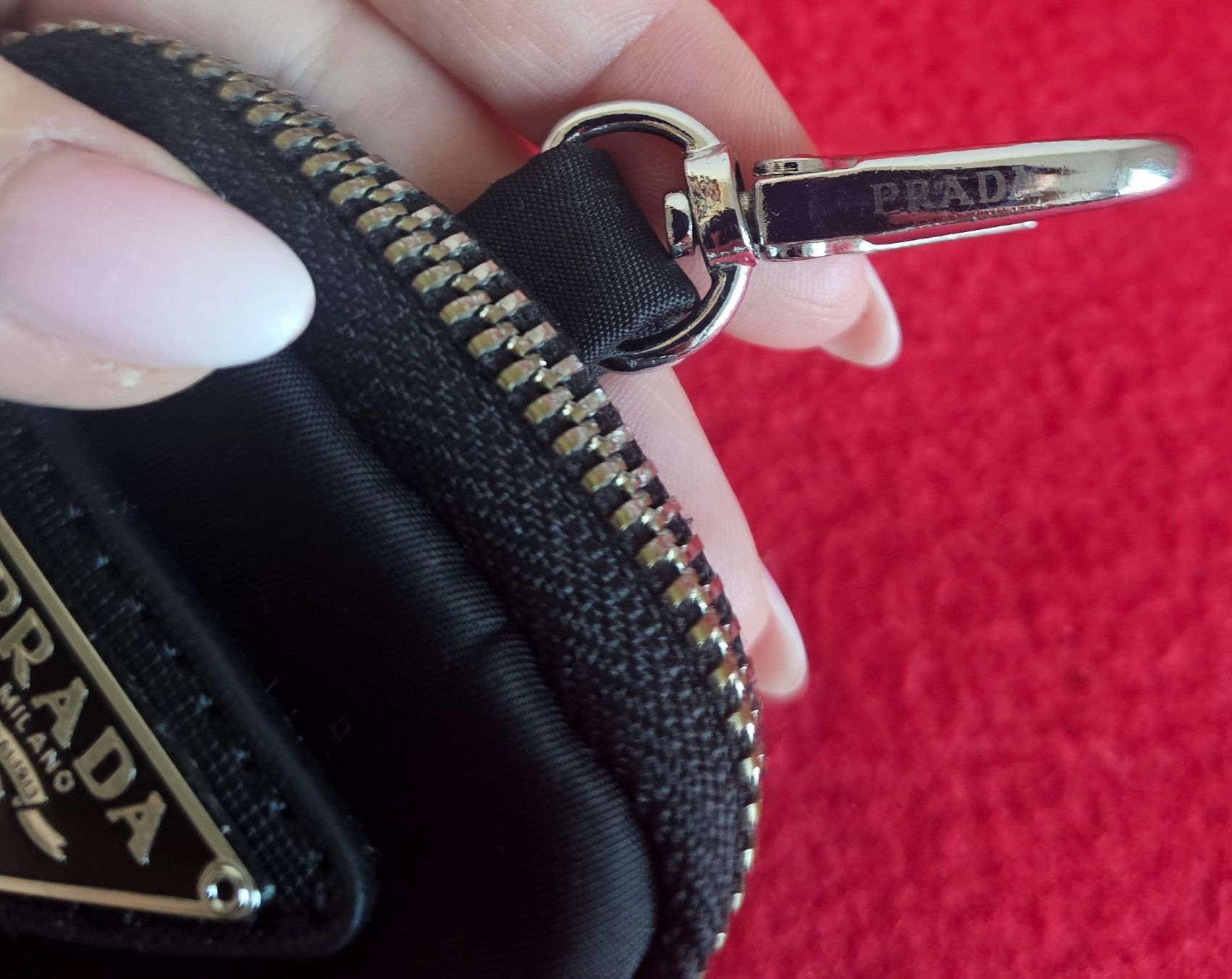 Prada Schlüsselanhänger & - bänder: *PRADA* Mini-Pouch -Nylon Schlüsselanhänger – Gebraucht aus Bronschhofen von David80 3