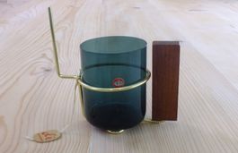 Brezel-Salzstangenhalter, Ständer Messing, vintage 50er