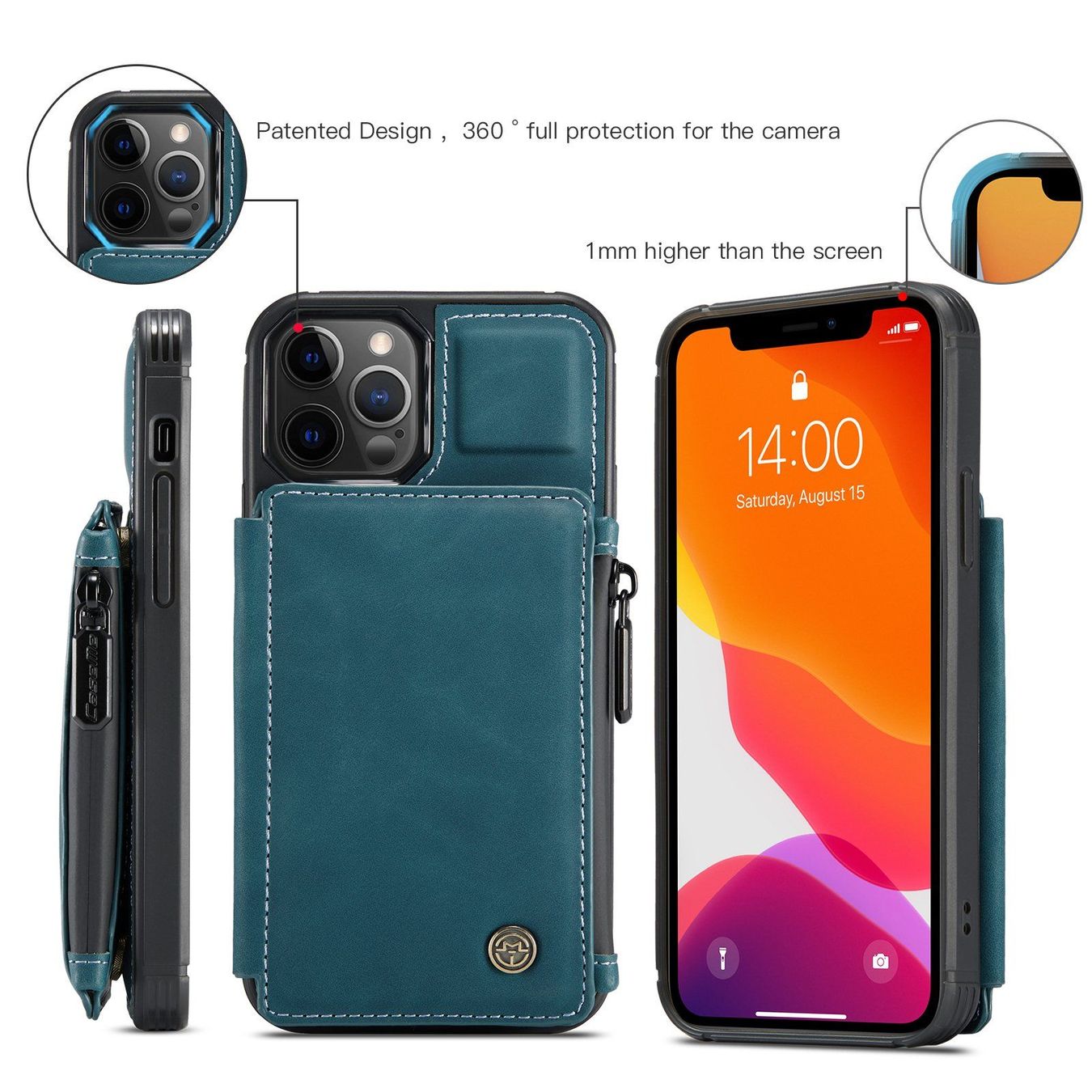 Cover & Protezioni schermo: iPhone 13 - Coque lux avec portemonnaie – Nuovo e nell'imballaggio originale da Morges venduto da DigiAC 1