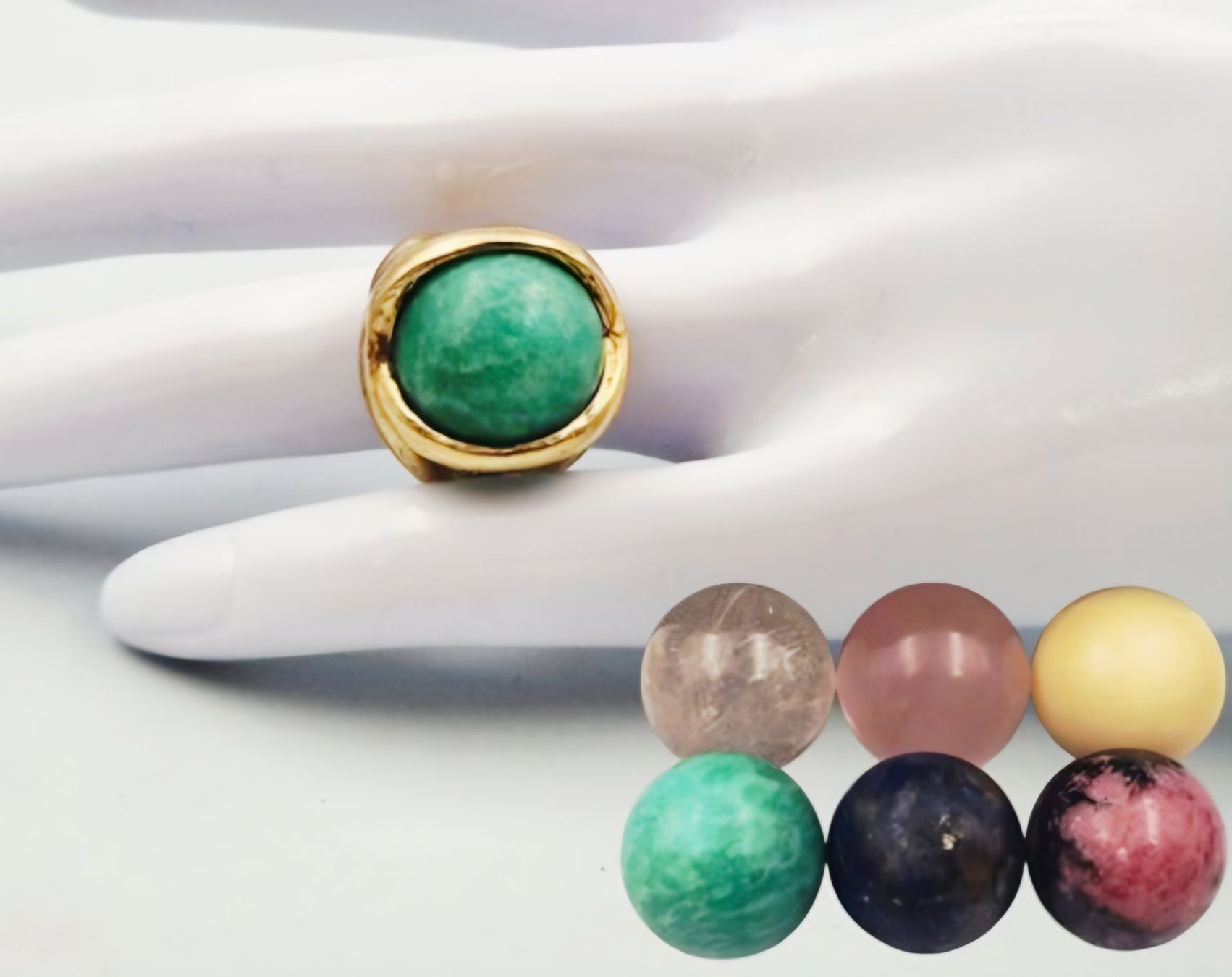 Gilbert Albert Anelli: Bague Gilbert Albert Or 18 carats Multi-billes – Usato da Clarens venduto da Rimany 5
