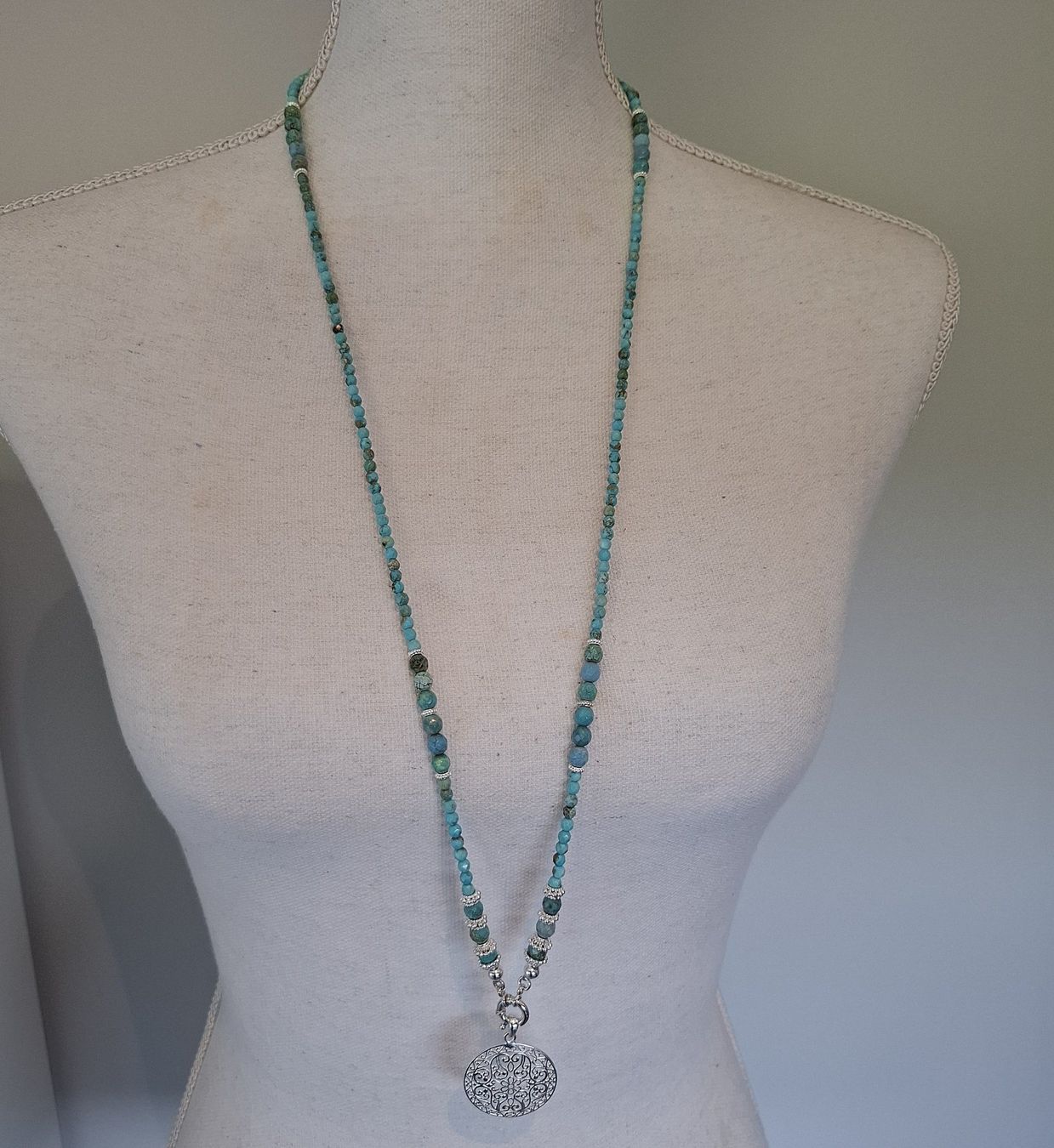 Catenine: OCEAN - Edelsteinkette - Silber - türkis – Nuovo e nell'imballaggio originale da Mühlethal venduto da nicita-modeschmuck 2