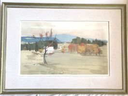 Pierre Warmbrodt (1905-1985) - Aquarell - Landschaft im Jura