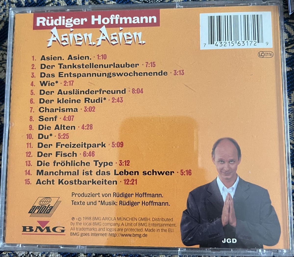 CD: Rüdiger Hoffmann Asien. Asien. – Usato da Basel venduto da Caramelbonbon 1