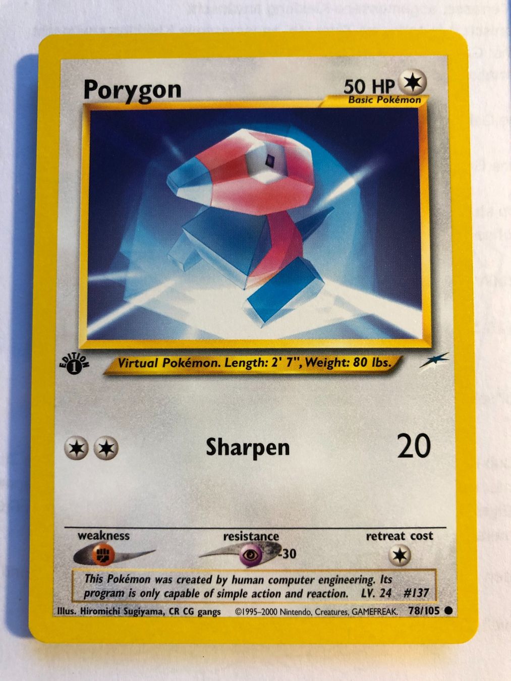 Carte collezionabili: Porygon 1st Neo Destiny - MINT - ab 1.- – Usato da Giubiasco venduto da dan_pr8b