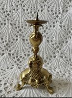 Messing Kerzenständer 6cm Dm Barock Stil 1200 Gram