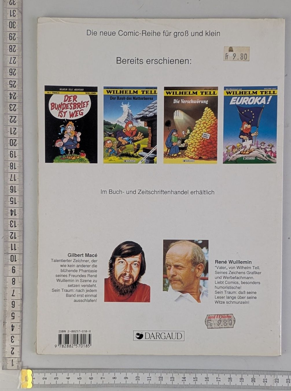 Fumetti: Wilhelm Tell - Euroka! Comic - Top – Usato da Zürich venduto da 1.Simon 1