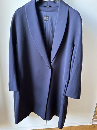 Manteau Cinzia Rocca bleu marine taille 40 excellent état