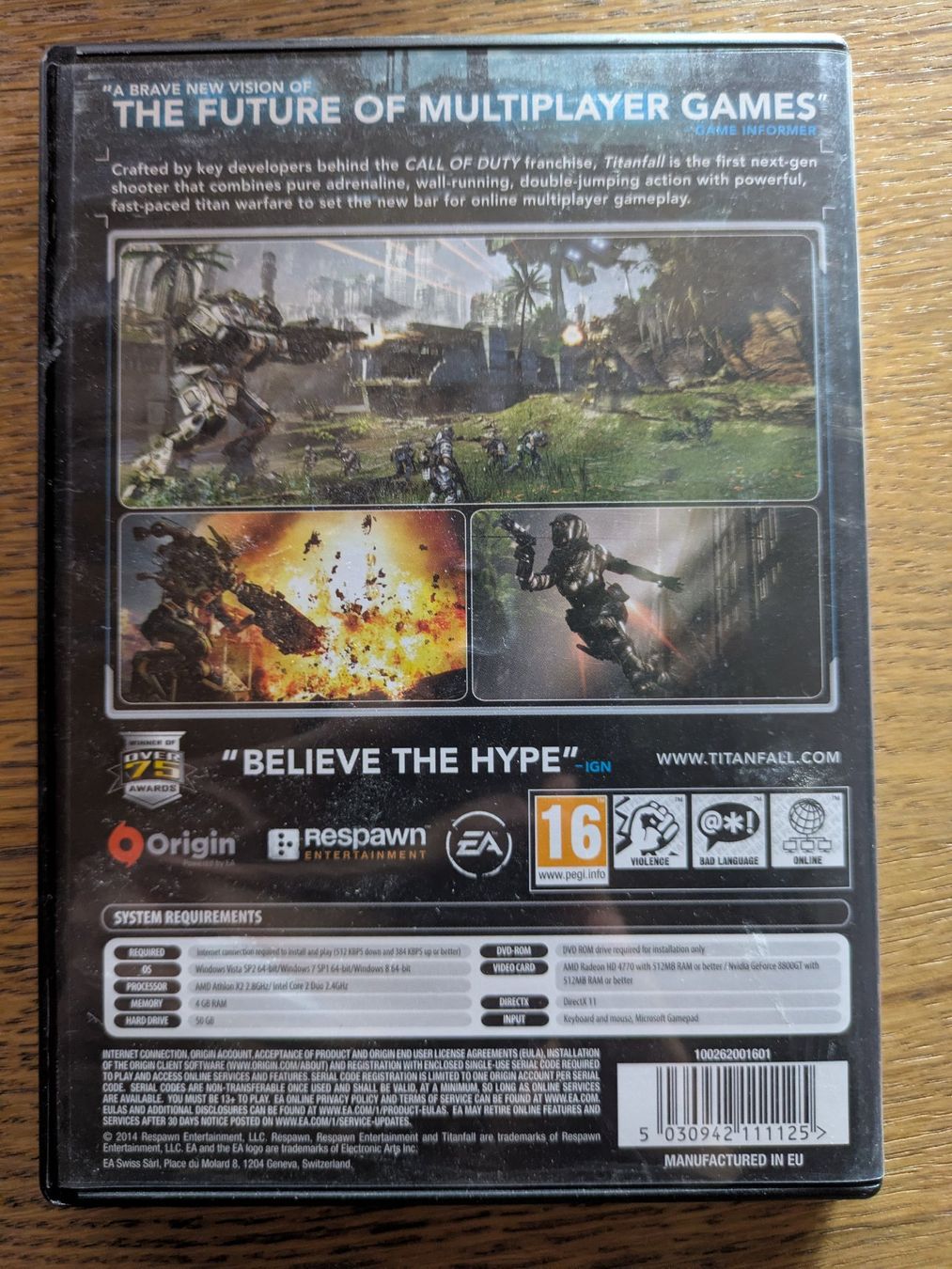Giochi: PC Spiel Titanfall - PC DVD-ROM (mit Serial / Key) – Usato da Männedorf venduto da Pacer19 1