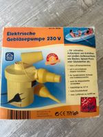 Elektrische Luftpumpe 230V Anschluss - für Gummiboote etc.
