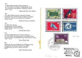 PTT Souvenir Sondermarken, Briefmarken, 1970, Automobil-Post