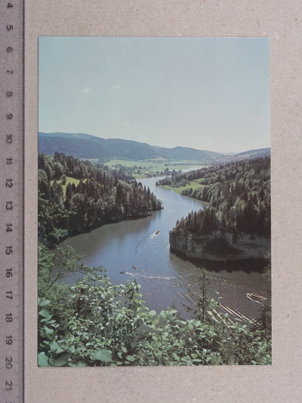 Cartoline postali: Bassins du Doubs, 1980 – Usato da Lenzburg venduto da fh1