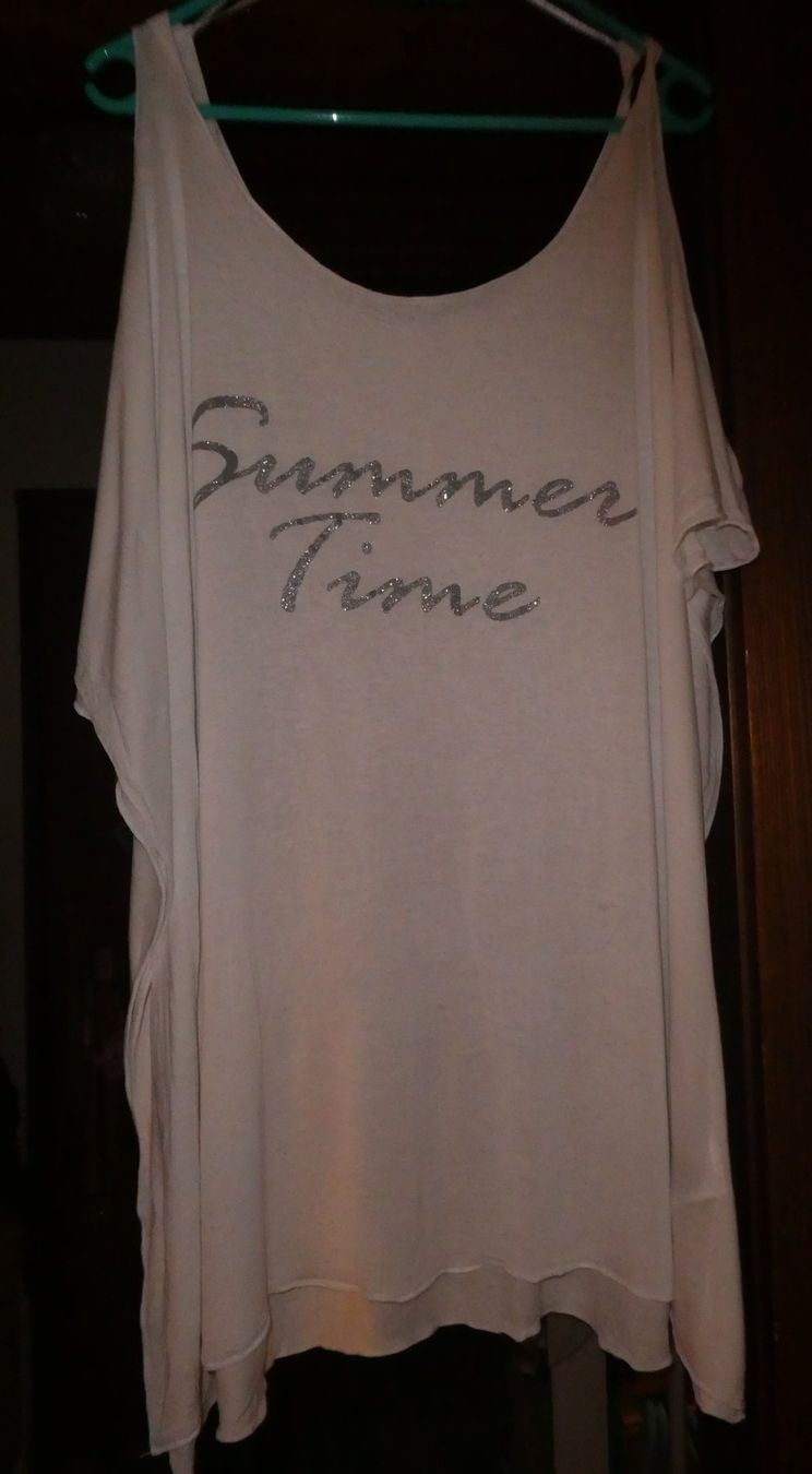 Tuniken: Tunique blanche d'été "Summer Time" - Taille  40/42 – Neu (gemäss Beschreibung) aus Troistorrents von Marion70 1