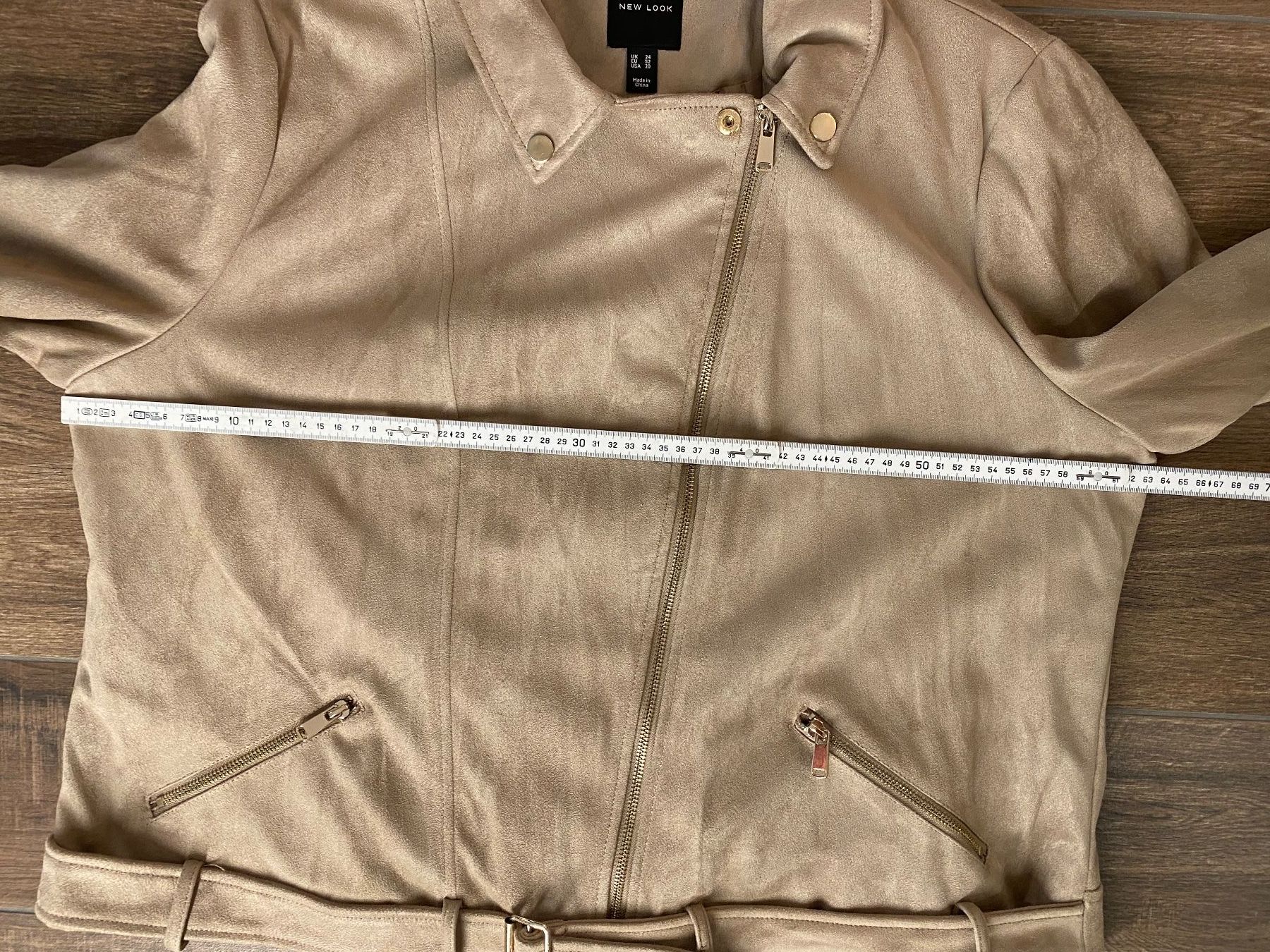 New Look Jacken: New Look Jacke Wildleder-Optik beige Gr. 52 – Gebraucht aus Pratteln von a23_j2gs 5