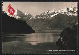 Urnersee, Panorama mit Bristenstock, Sch