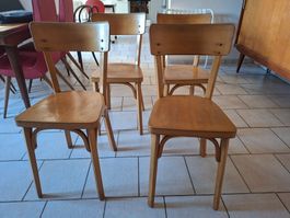 Lot de 4 chaises Baumann signées