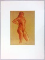 1990 - Kunstdruck Dina Profil -60 x 45cm