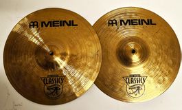 1 Paar Hi-Hat  Becken MEINL (medium) 13"  Bronce