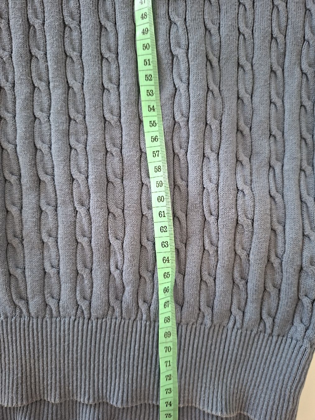 Maglioni & Felpe: Pull sans manches gris bleu en maille torsadee, col rond – Usato da Renens VD venduto da ser_j2fn 4