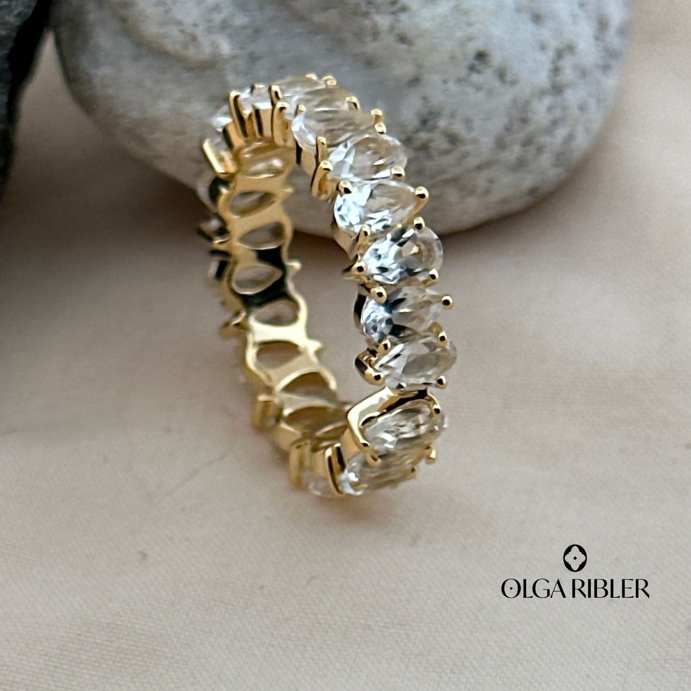 Olga Ribler Bagues: Memory Topas Ring Silber Grösse 55 – Neuf (Voir description) à Luzern par Schmuckoutlet 5