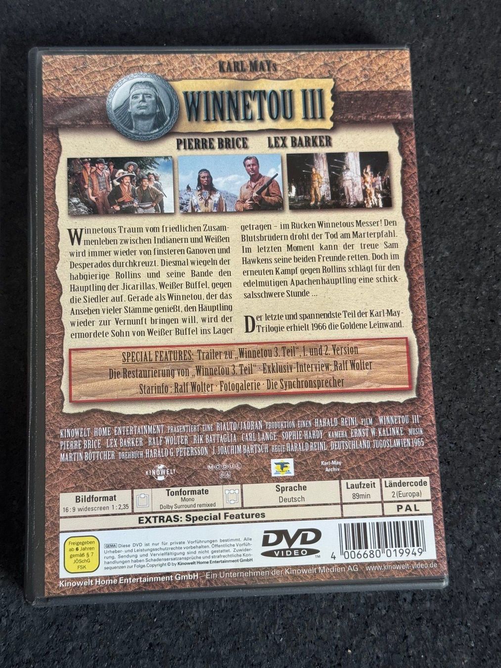 Tutti i DVDs: WINNETOU I + II + III DVD's DE – Usato da Fribourg venduto da tschjoly 6