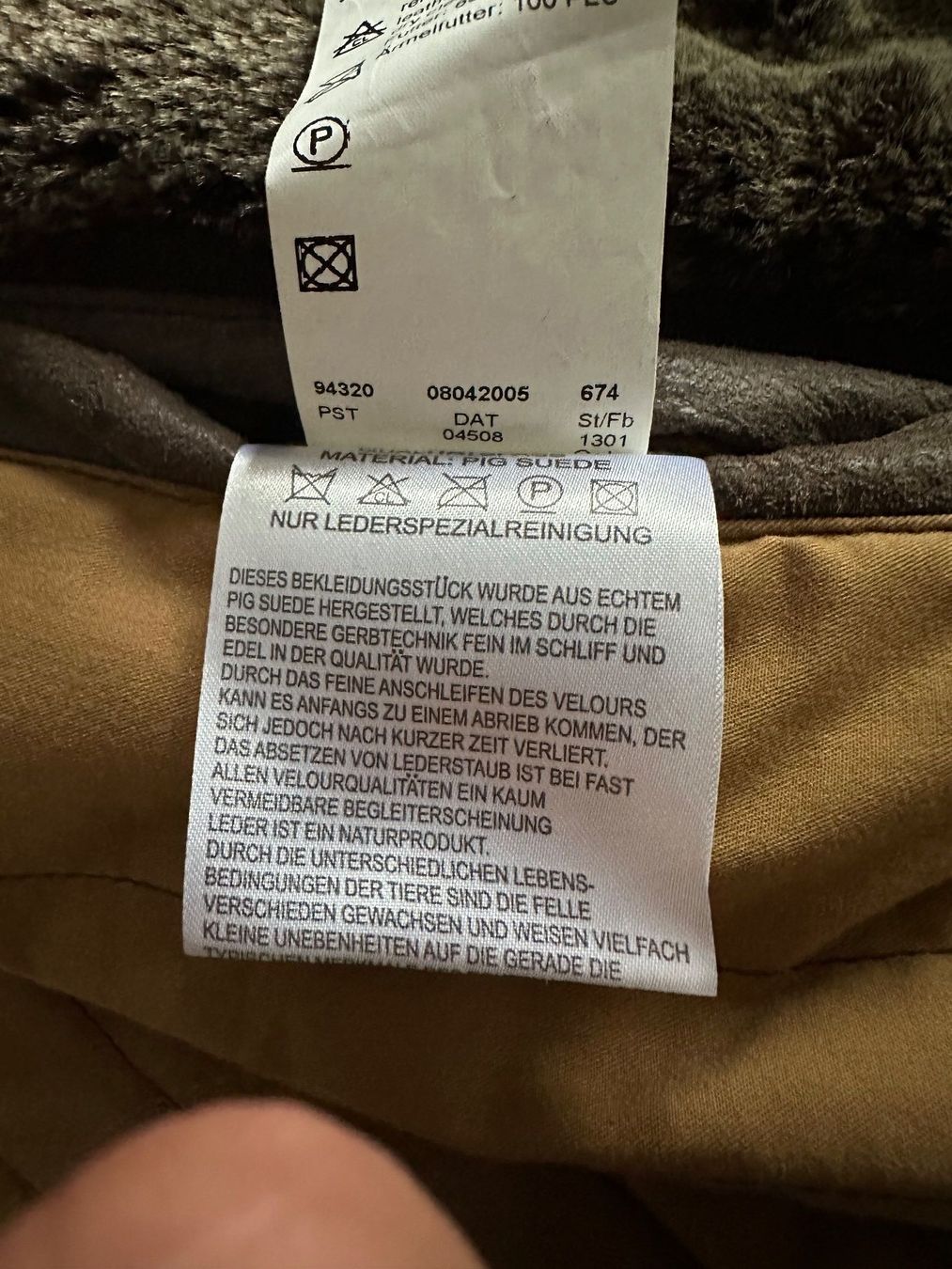 Giacche: Herren Lederjacke von Milestone – Usato da Remigen venduto da Orlana7 8