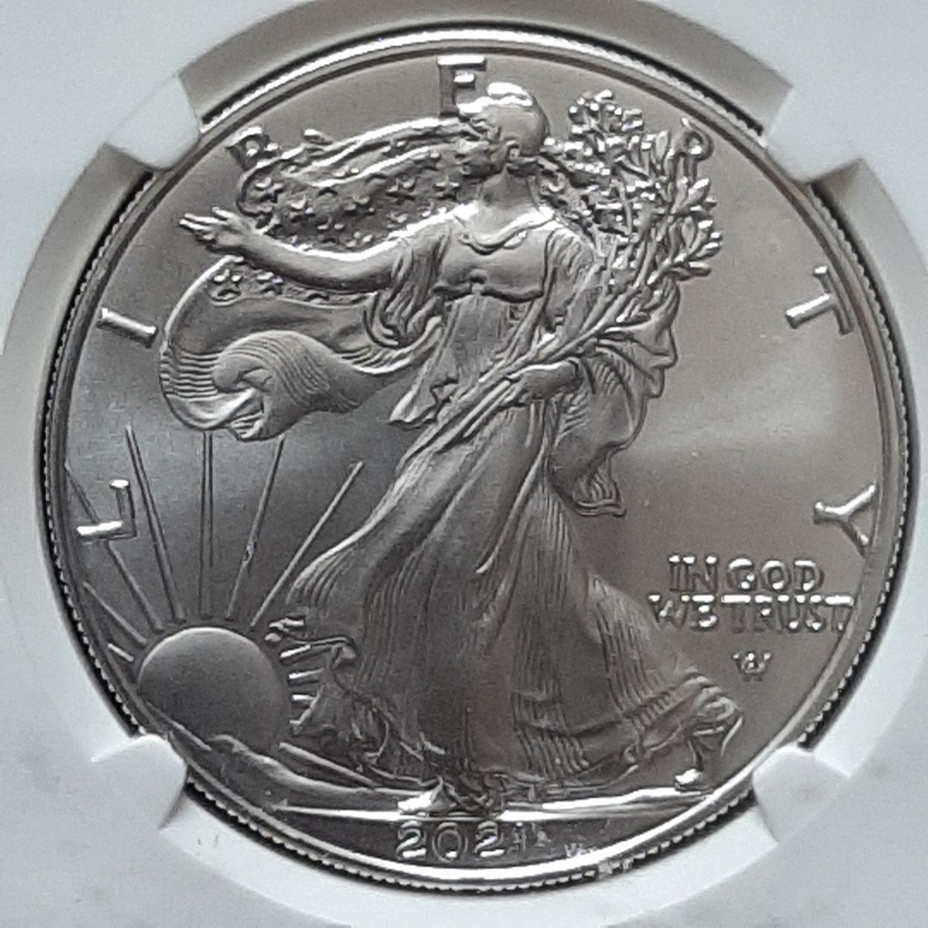 Alle Münzen: 1 oz Silver American Eagle 2021 NGC MS 69 S – Neu und originalverpackt aus Carouge GE von cecob0909 1