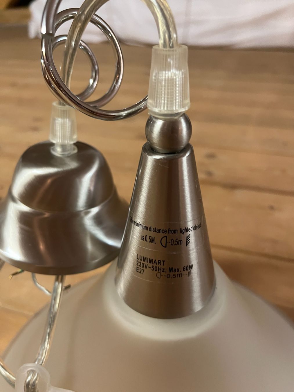 Lampadari & plafoniere: Hängelampe LUMINART mattglas – Usato da Sarmenstorf venduto da Salvi_1971 2