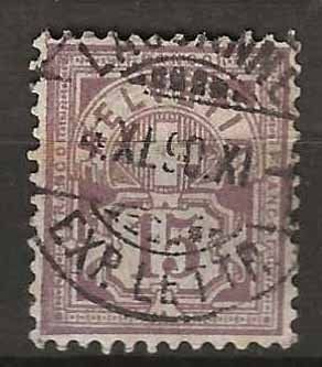 Tutti i francobolli: CH064a - Type chiffre 64a obl. Lausanne 1890 – Usato da Trélex venduto da Phil_Albert