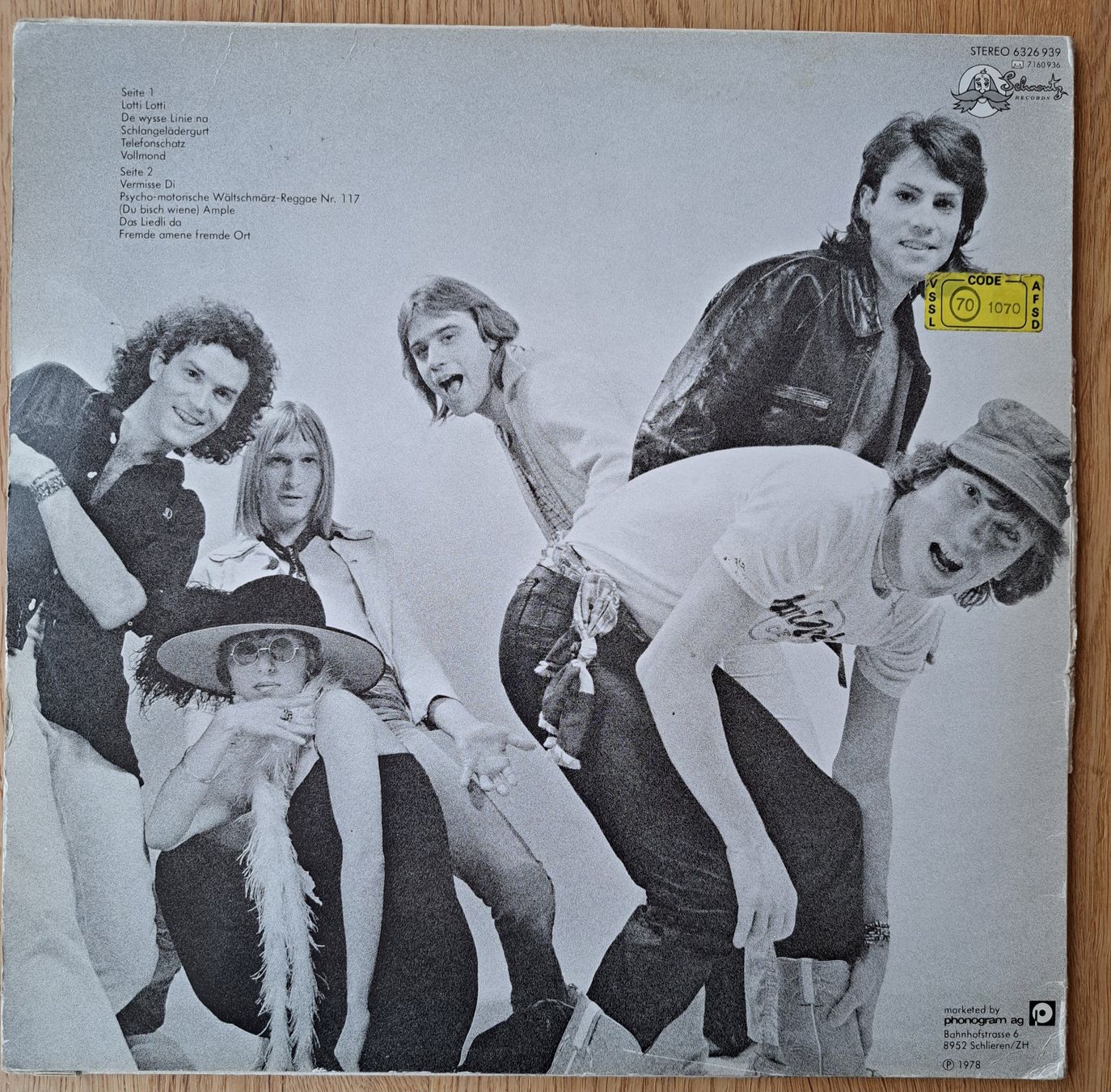 Dischi in vinile: Polo Hofer - Schmetterding – Usato da Meggen venduto da Ricardokoch 1