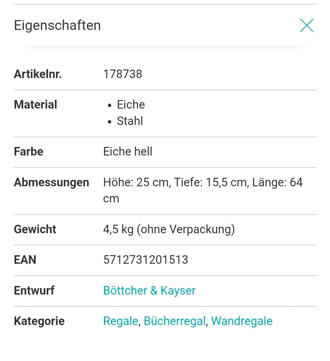 Regale: Gejst Nivo Wandregal von Connox – Gebraucht aus Untersiggenthal von luu02 3
