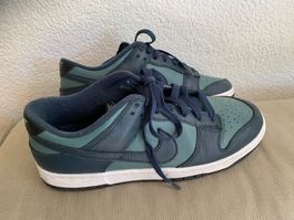 Nike Dunk Low Gr. 42.5 – Dunkelblau/Tuerkis