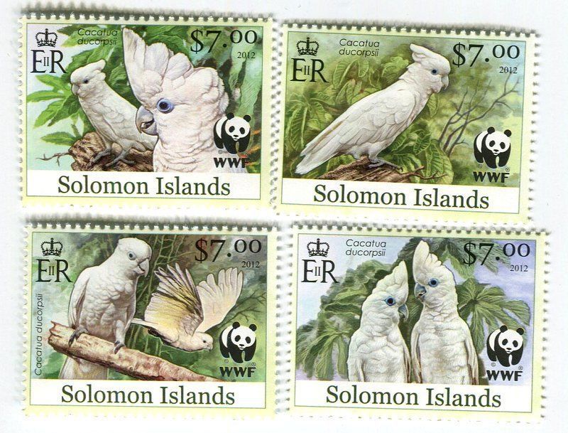 Tutti i francobolli: Briefmarken "Kakadu". Salomonen. – Nuovo e nell'imballaggio originale da Basel venduto da Butsch5