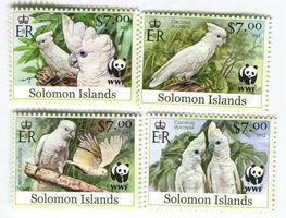 Briefmarken "Kakadu". Salomonen.