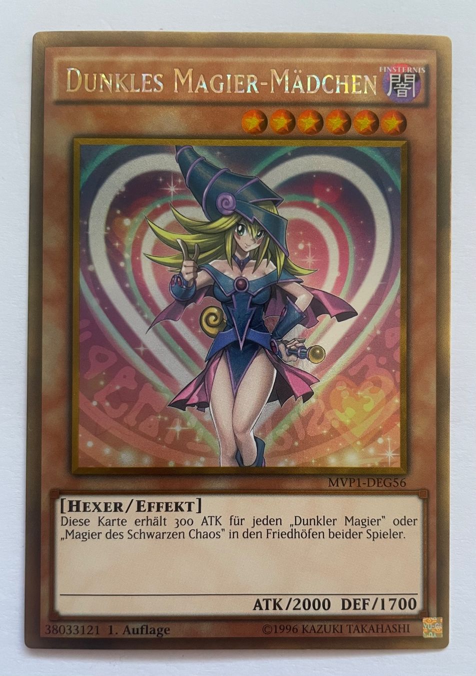 Yugioh Carte collezionabili: Gold Dunkles Magier Mädchen | Herz Version | Gold – Usato da Altstätten SG venduto da ChangeMaker