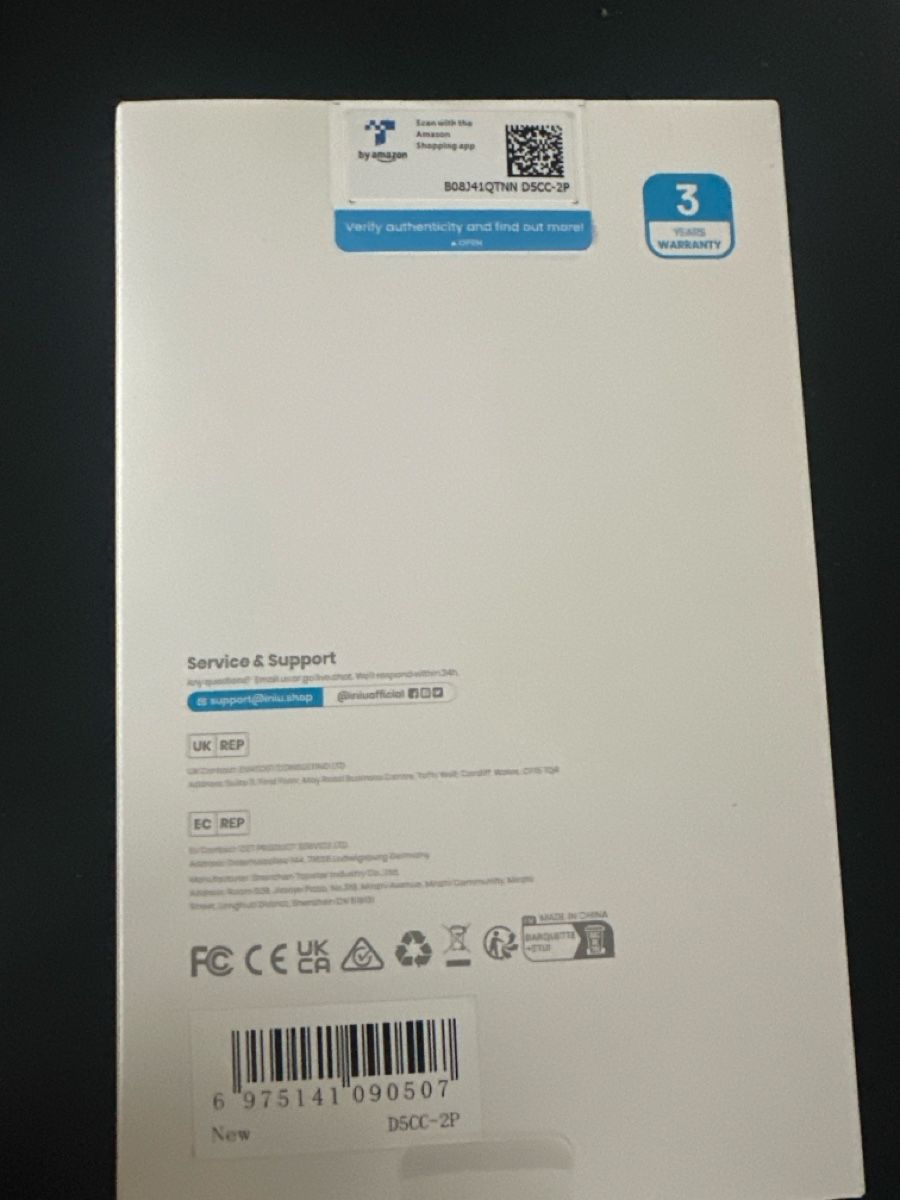 Cavi: Neues INIU USB-C Kabel DI-D5CC - Hyperfast 100W, 2er-Pack – Nuovo e nell'imballaggio originale da Schöftland venduto da mond1983 1