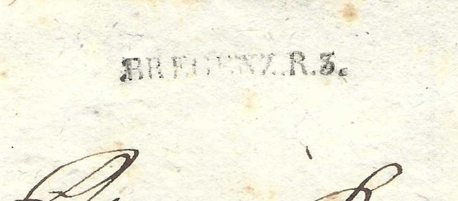 Tutti i francobolli: Faltbrief  Bregenz. R. 3 - Feldkirch 1809 – Usato da Wildhaus venduto da Brunphil 1