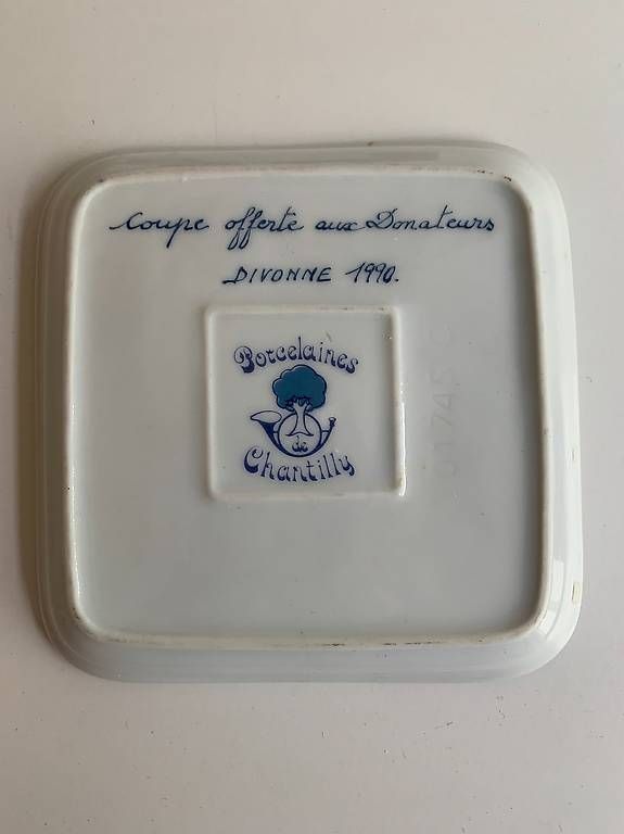 Aschenbecher: Cendrier en porcelaine "Golf de Divonne" – Gebraucht aus Genève von Johnny345 2