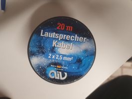 Lautsprecher-Kabel (LSP) 2 x 2.50mm2 Adermarkiert 2x2.5 20m
