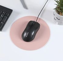 Rundes Mauspad Rosa Ultra-dünn 19.7cm Durchmesser