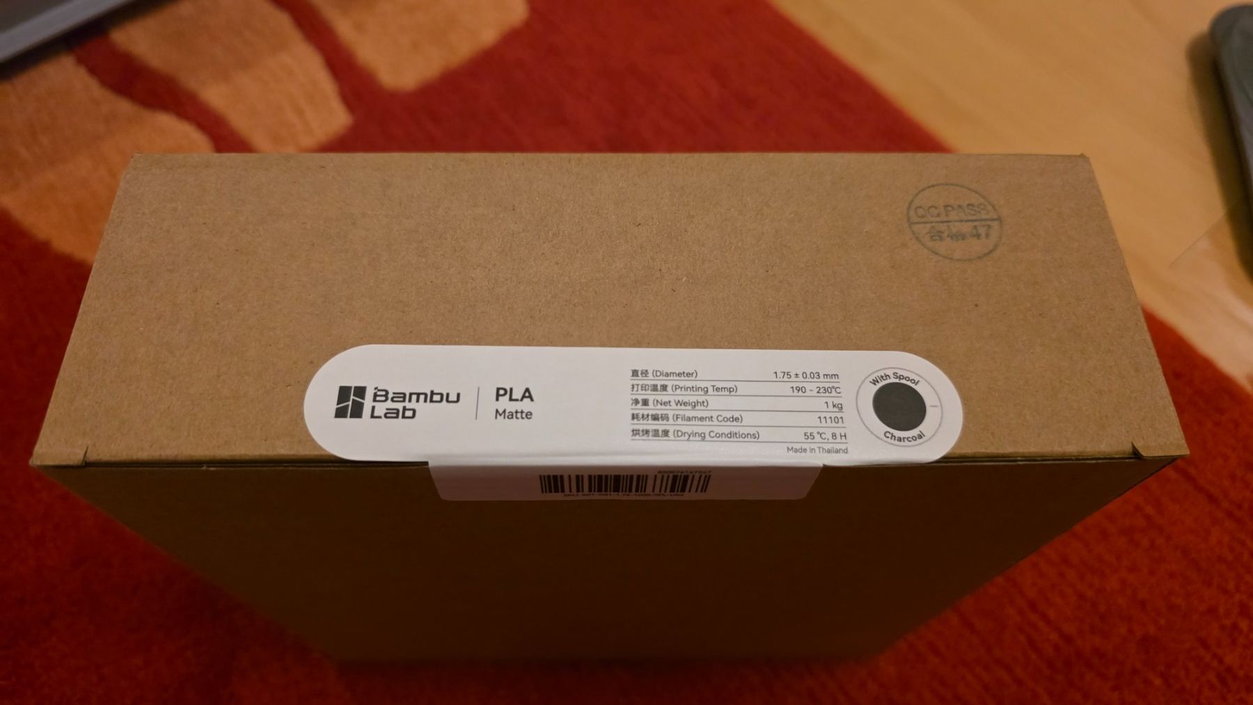Bambu Lab Stampanti 3D: Bambulab Filament  PLA Matte 'Charcoral'  Mit Spule – Nuovo e nell'imballaggio originale da Hagenbuch ZH venduto da cougar1