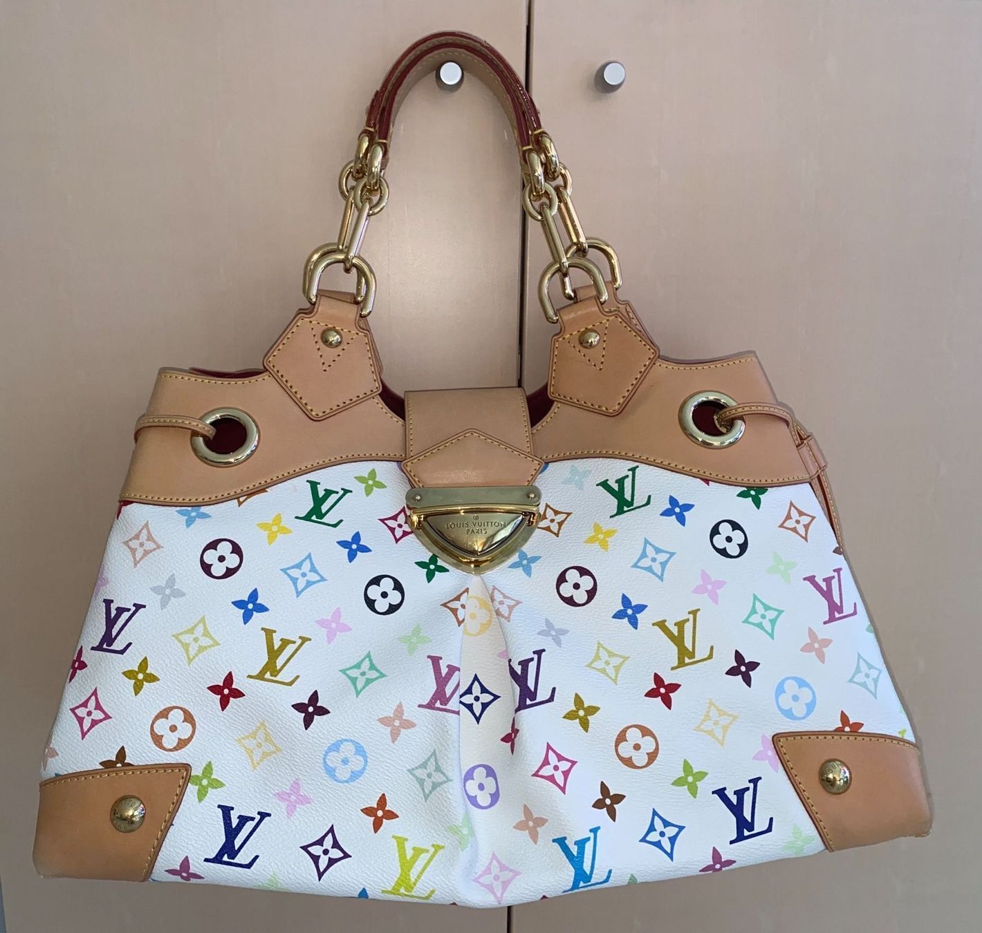 Louis Vuitton Borse da donna: Original Louis Vuitton URSULA Multicolor Blanc mit Kaufbeleg – Nuovo (secondo la descrizione) da Suhr venduto da 1stclass 3