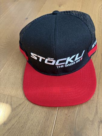 STÖCKLI Cap – Swiss Ski – schwarz/rot