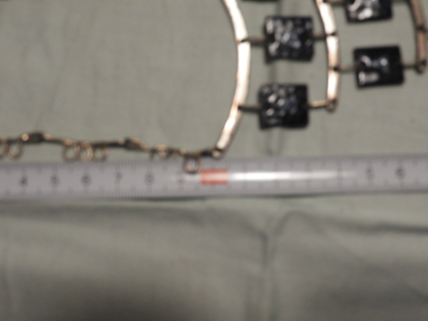 Sonstiger Schmuck: HALSKETTE +OHRENCLIPS +ARMBAND, EMAILLIERT 1970 ca – Gebraucht aus Ettingen von troll-mutter 9