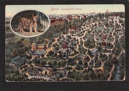 .Basel Zoologischer Garten 1943, spezielle Vignetten !!!!