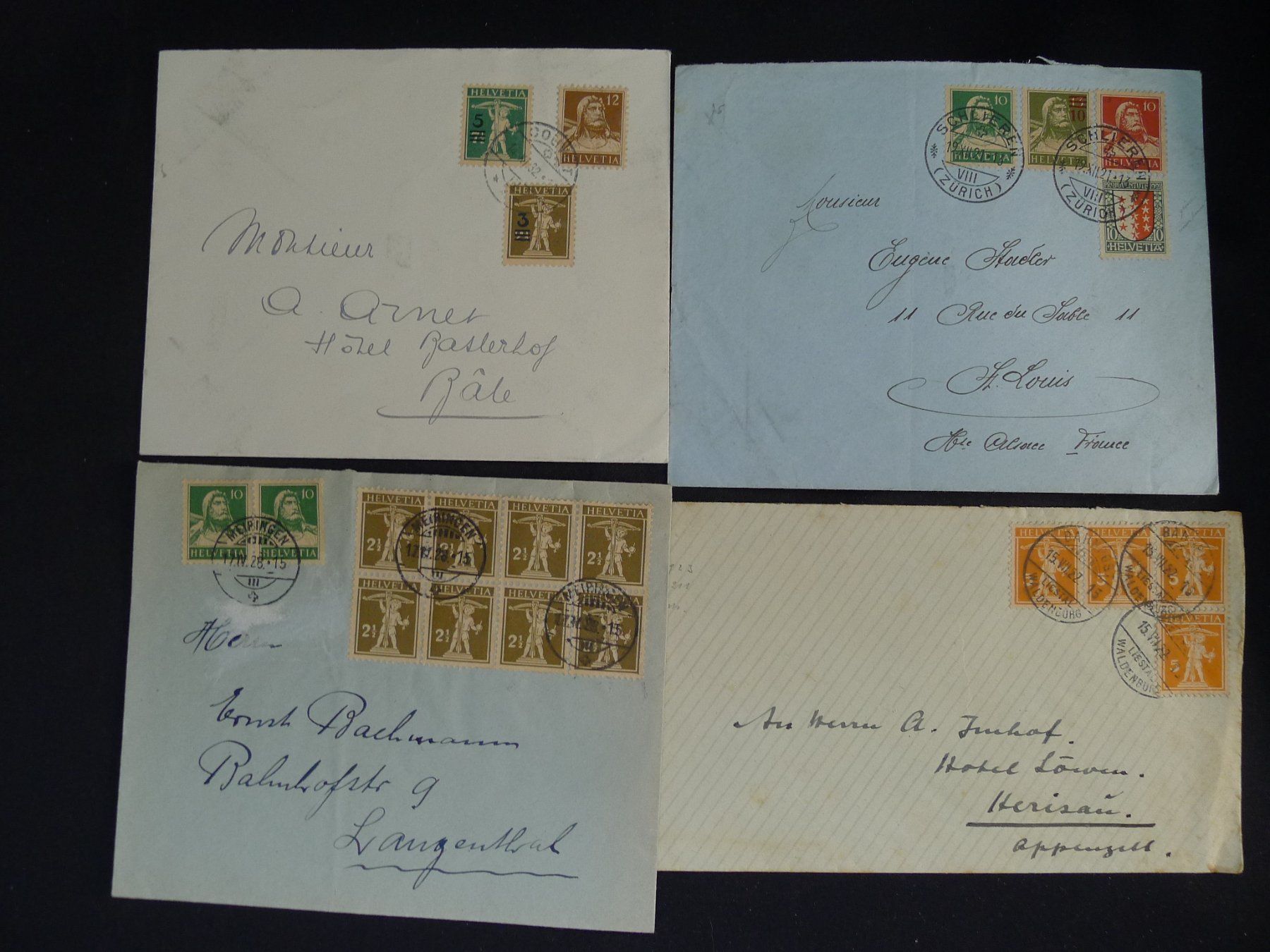 Alle Briefmarken: 20 Briefe oder Karten mit mehr Farben Frankatur – Gebraucht aus Dagmersellen von wyss1982 4
