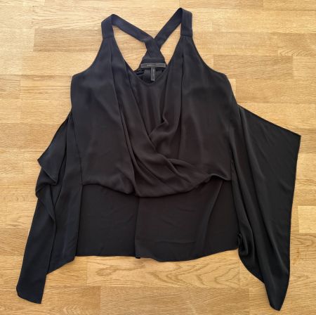 Spende MSF - BCBGMAXAZRIA - schwarzes Top - Gr. XXS